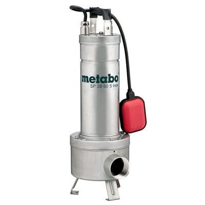 Pompe de chantier/eau sale 1470w sp28-50s inox 604114000 metabo